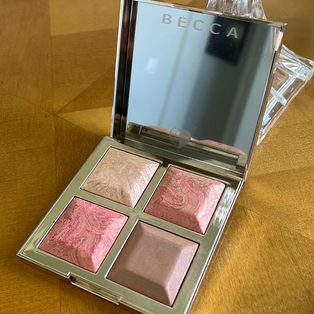 Becca Khloe & Malika face pallete. Pre owned.